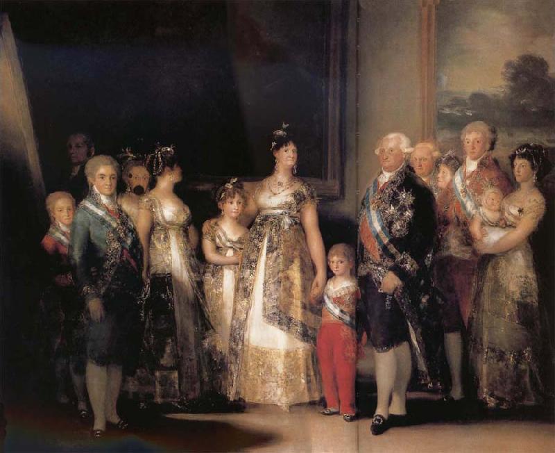 Francisco Goya The Family of Charles IV Sweden oil painting art